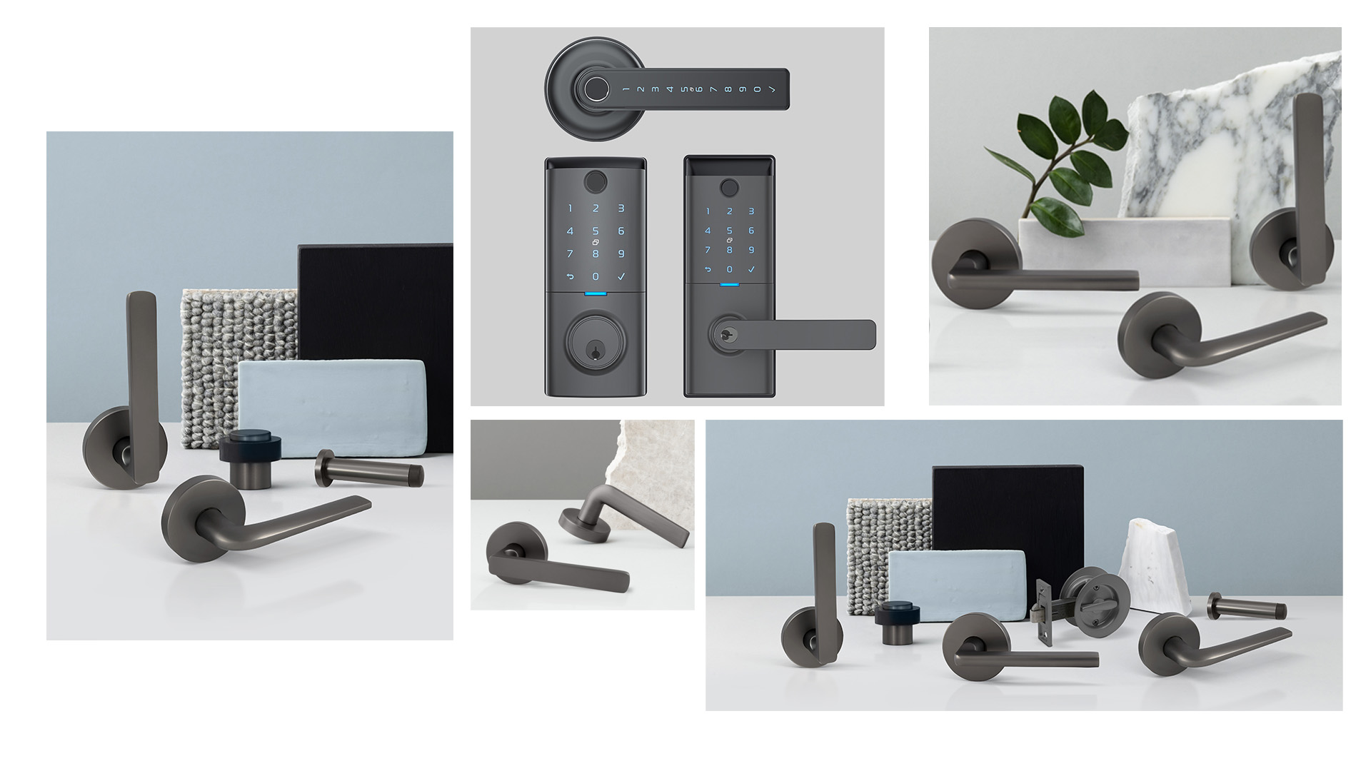 graphite tones collage