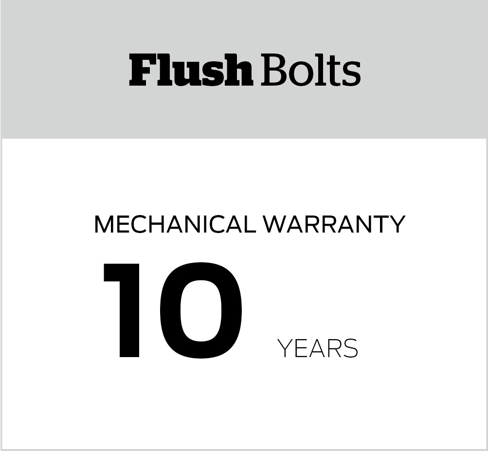 flush bolts